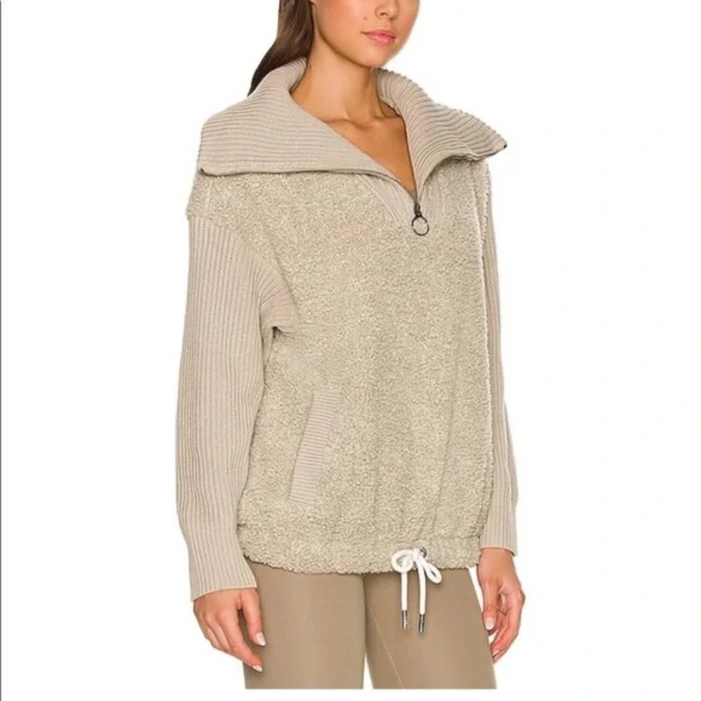 Varley Rogers pullover in sage gray